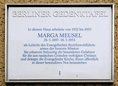 Ansicht Gedenktafel Marga Meusel - 1991