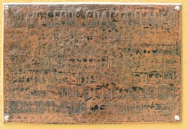 Ansicht Gedenktafel Georg Graf von Arco - Tempelhof